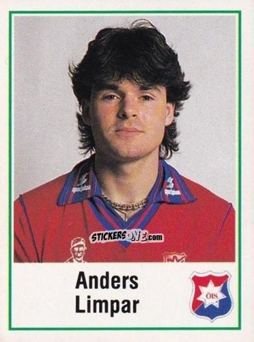 Sticker Anders Limpar - Fotboll 87. Allsvenskan och Division 1 n. 191 - Panini