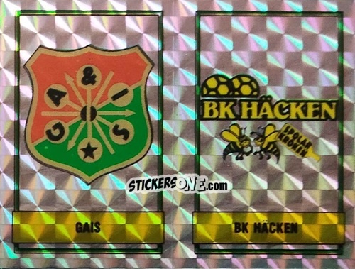 Sticker Badges - Fotboll 87. Allsvenskan och Division 1 n. 239 - Panini