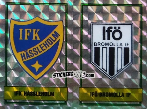 Sticker Badges - Fotboll 87. Allsvenskan och Division 1 n. 242 - Panini