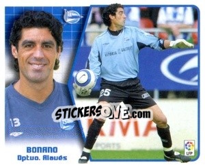 Sticker Bonano - Liga Spagnola 2005-2006 n. 4 - Colecciones ESTE