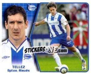 Sticker Téllez - Liga Spagnola 2005-2006 n. 8 - Colecciones ESTE