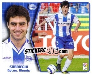 Sticker Sarriegui - Liga Spagnola 2005-2006 n. 9 - Colecciones ESTE