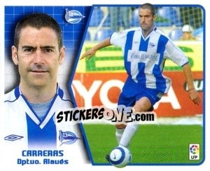 Sticker Carreras - Liga Spagnola 2005-2006 n. 11 - Colecciones ESTE