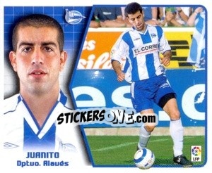 Cromo Juanito - Liga Spagnola 2005-2006 - Colecciones ESTE