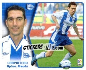 Cromo Carpintero - Liga Spagnola 2005-2006 - Colecciones ESTE