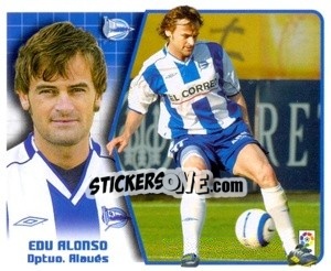 Cromo Edu Alonso - Liga Spagnola 2005-2006 - Colecciones ESTE