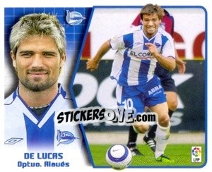 Sticker De Lucas - Liga Spagnola 2005-2006 n. 17 - Colecciones ESTE