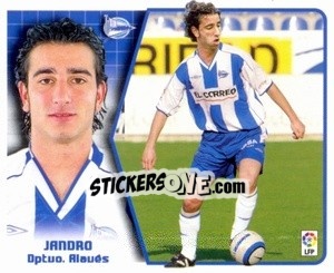Cromo Jandro - Liga Spagnola 2005-2006 - Colecciones ESTE