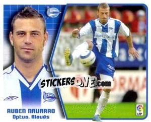 Sticker Rubén Navarro - Liga Spagnola 2005-2006 - Colecciones ESTE