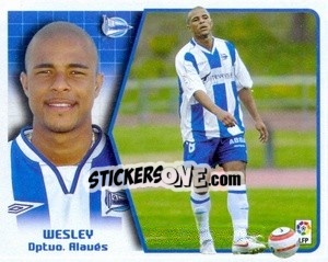 Sticker Wesley - Liga Spagnola 2005-2006 n. 24 - Colecciones ESTE