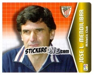 Sticker José Luis Mendilibar - Liga Spagnola 2005-2006 n. 27 - Colecciones ESTE