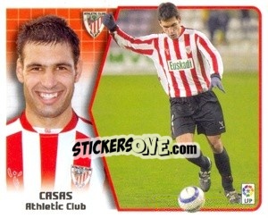 Cromo Casas - Liga Spagnola 2005-2006 n. 30 - Colecciones ESTE
