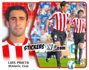 Sticker Luis Prieto - Liga Spagnola 2005-2006 n. 34 - Colecciones ESTE