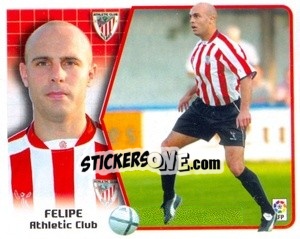 Sticker Felipe - Liga Spagnola 2005-2006 - Colecciones ESTE