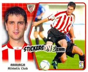 Sticker Arriaga - Liga Spagnola 2005-2006 - Colecciones ESTE