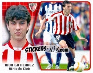 Cromo Ibon Gutiérrez - Liga Spagnola 2005-2006 - Colecciones ESTE