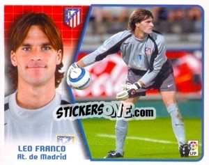 Sticker Leo Franco - Liga Spagnola 2005-2006 n. 52 - Colecciones ESTE