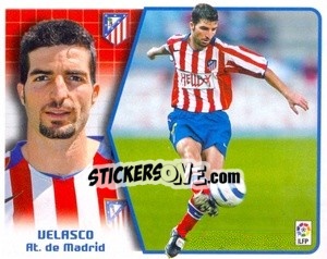 Cromo Velasco - Liga Spagnola 2005-2006 n. 54 - Colecciones ESTE