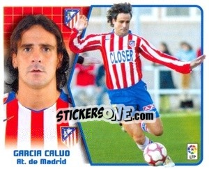 Sticker García Calvo - Liga Spagnola 2005-2006 n. 57 - Colecciones ESTE