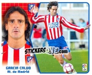 Cromo García Calvo - Liga Spagnola 2005-2006 - Colecciones ESTE