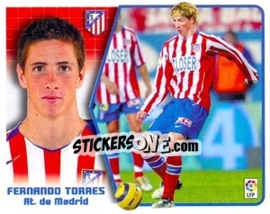 Sticker Fernando Torres - Liga Spagnola 2005-2006 n. 68 - Colecciones ESTE
