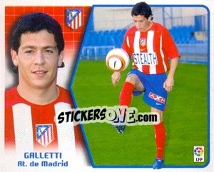 Cromo Galletti - Liga Spagnola 2005-2006 n. 70 - Colecciones ESTE