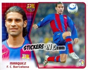 Sticker Márquez - Liga Spagnola 2005-2006 n. 81 - Colecciones ESTE