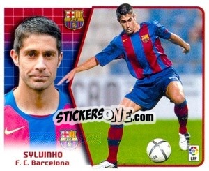 Sticker Sylvinho - Liga Spagnola 2005-2006 n. 82 - Colecciones ESTE