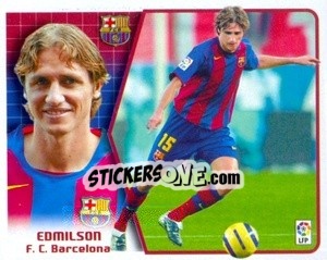 Cromo Edmilson - Liga Spagnola 2005-2006 - Colecciones ESTE