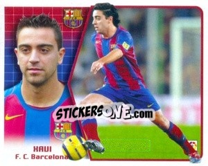 Sticker Xavi - Liga Spagnola 2005-2006 n. 84 - Colecciones ESTE