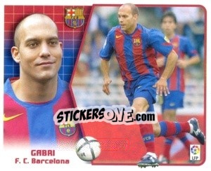 Sticker Gabri - Liga Spagnola 2005-2006 n. 86 - Colecciones ESTE