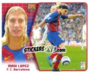 Sticker Maxi López - Liga Spagnola 2005-2006 n. 94 - Colecciones ESTE