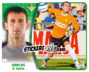Sticker Doblas - Liga Spagnola 2005-2006 - Colecciones ESTE