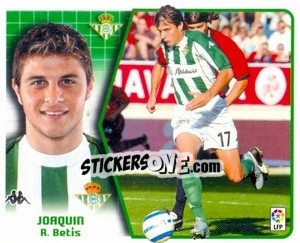 Sticker Joaquín - Liga Spagnola 2005-2006 n. 112 - Colecciones ESTE