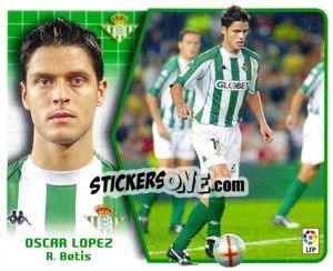 Cromo Oscar López - Liga Spagnola 2005-2006 - Colecciones ESTE