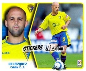 Sticker Velázquez - Liga Spagnola 2005-2006 n. 130 - Colecciones ESTE