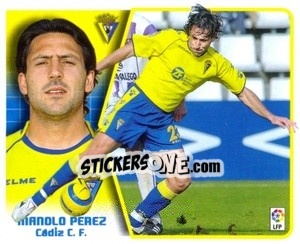 Cromo Manolo Pérez - Liga Spagnola 2005-2006 - Colecciones ESTE