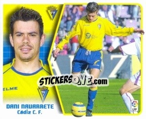 Sticker Dani Navarrete - Liga Spagnola 2005-2006 n. 138 - Colecciones ESTE