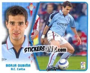 Cromo Borja Oubiña - Liga Spagnola 2005-2006 - Colecciones ESTE