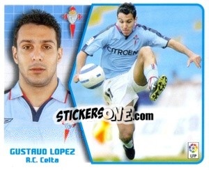 Sticker Gustavo López - Liga Spagnola 2005-2006 n. 163 - Colecciones ESTE