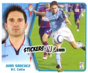Sticker Juan Sánchez - Liga Spagnola 2005-2006 n. 167 - Colecciones ESTE