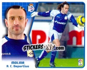 Sticker Molina - Liga Spagnola 2005-2006 n. 175 - Colecciones ESTE