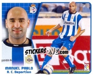 Sticker Manuel Pablo - Liga Spagnola 2005-2006 n. 177 - Colecciones ESTE