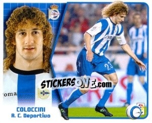 Cromo Coloccini - Liga Spagnola 2005-2006 - Colecciones ESTE