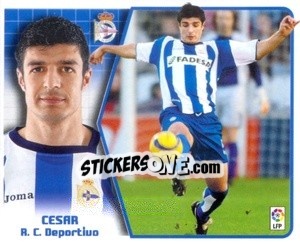 Cromo César - Liga Spagnola 2005-2006 n. 180 - Colecciones ESTE