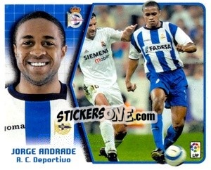 Sticker Jorge Andrade - Liga Spagnola 2005-2006 - Colecciones ESTE