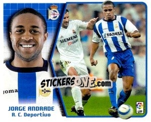 Sticker Jorge Andrade - Liga Spagnola 2005-2006 n. 181 - Colecciones ESTE