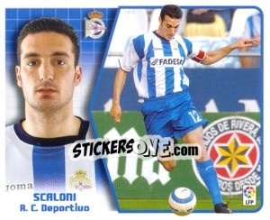 Sticker Scaloni - Liga Spagnola 2005-2006 n. 184 - Colecciones ESTE