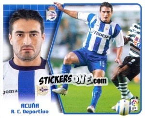 Sticker Acuña - Liga Spagnola 2005-2006 n. 185 - Colecciones ESTE