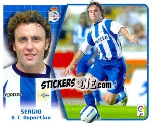 Cromo Sergio - Liga Spagnola 2005-2006 - Colecciones ESTE